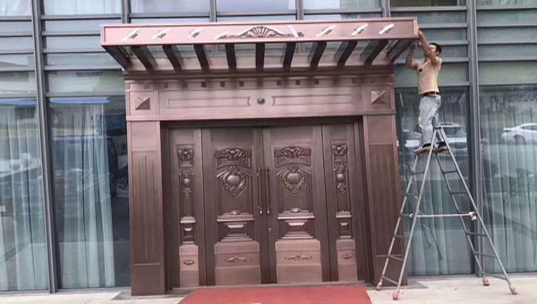 普羅盾高端別墅進(jìn)戶(hù)門(mén)--丹陽(yáng)鋅合金大門(mén)案例賞析
